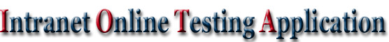 Intranet Online Testing Application